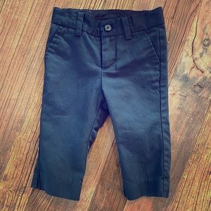Janie and Jack Black dress pants 6-12M